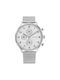 Tommy Hilfiger Leonard Watch Battery with Silver Metal Bracelet