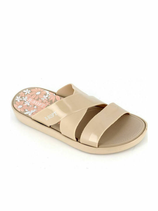 Women's Flip Flops Beige