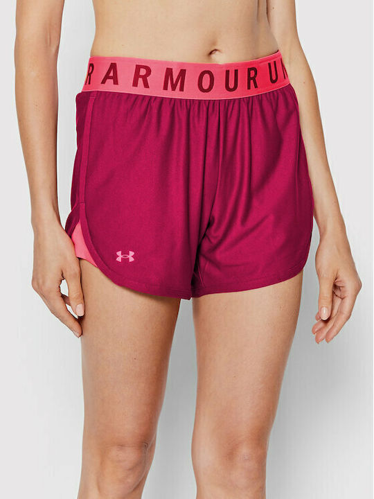 Play Up Women's Sporty Shorts Burgundy