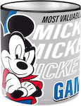 Διακάκης Mickey Kinder Spardose Metallisch Bunt 10x10x15cm