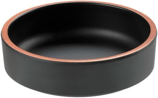 Leone Bol de Servire Rotund din Melamină Negru cu Diametru 11.7buc 6buc