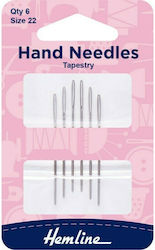 Hemline Needles Embroidery No 22 6pcs 203.22