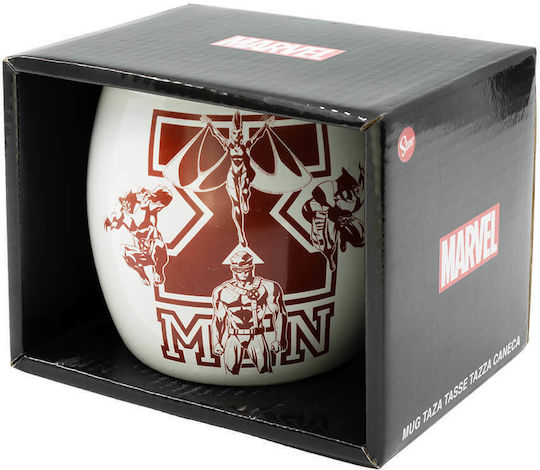 Stor X-Men Becher Keramik Weiß 385ml 11941