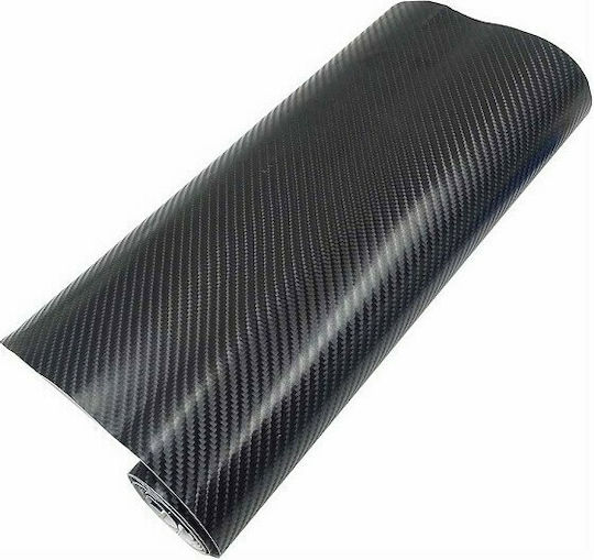 Αυτοκόλλητη Ταινία Αυτοκινήτου Carbon 200 x 150cm σε Μαύρο Χρώμα