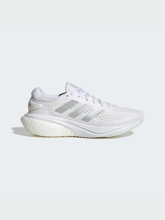Adidas Supernova 2 Γυναικεία Αθλητικά Παπούτσια Running Cloud White / Silver Metallic