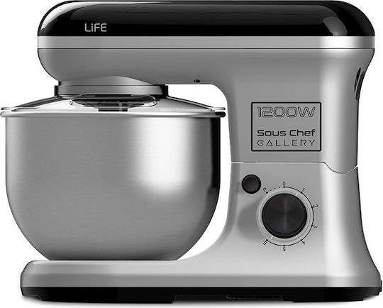 Life Sous Chef Gallery Κουζινομηχανή 1200W με Ανοξείδωτο Κάδο 5lt Sous Chef Gallery