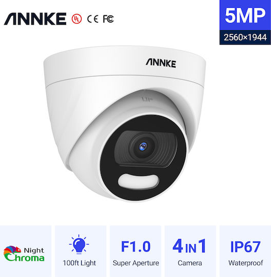 Annke CR1CL CCTV Surveillance Camera Full HD+ 5MP Waterproof with Lens 2.8mm