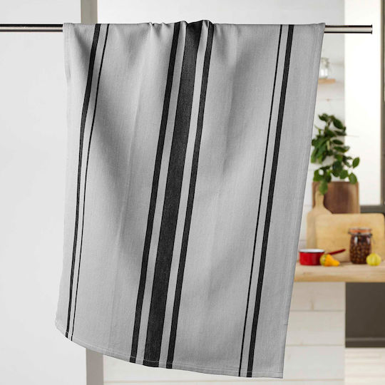 Comptoir Ποτηρόπανο από 100% Βαμβάκι σε Γκρι Χρώμα 50x70cm