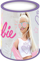 Metallische Stiftehalter Barbie 10x10x10cm.