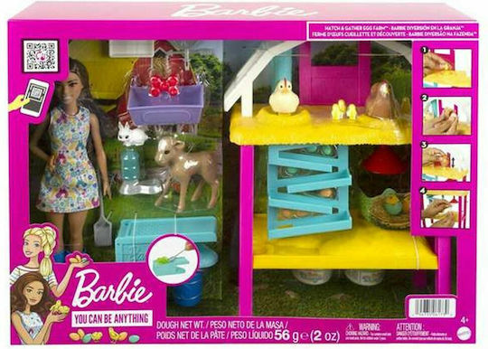 Barbie Ferma cu Animale Set de păpuși pentru 4+ ani+ Ani