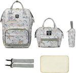 Lequeen Diaper Bag Gray 42x27cm.