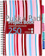 Pukka Spiral Notebook Ruled A4 125 Sheets 5 Subjects Fancy Multicolour 1pcs