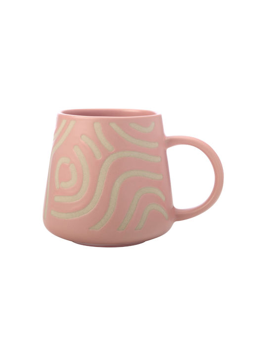 Maxwell & Williams Squiggle Cană Ceramică Coral 420ml