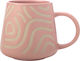 Maxwell & Williams Squiggle Cană Ceramică Coral 420ml