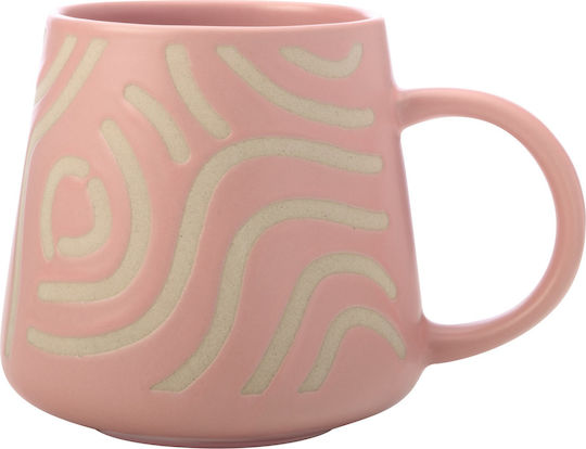 Maxwell & Williams Squiggle Cană Ceramică Coral 420ml