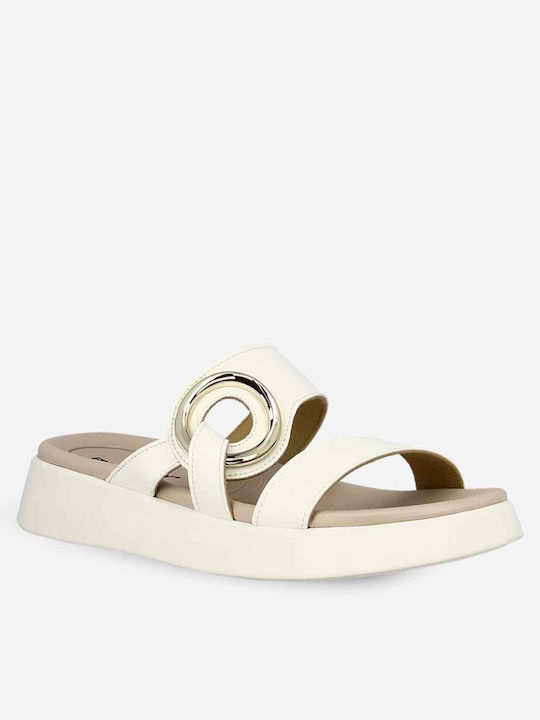 Piccadilly Women's Flat Sandals Flatforms Ecru