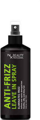 NX Beauty Professional Leave In Spray Serum Smoothing for All Hair Types Anti Frizz 200ml