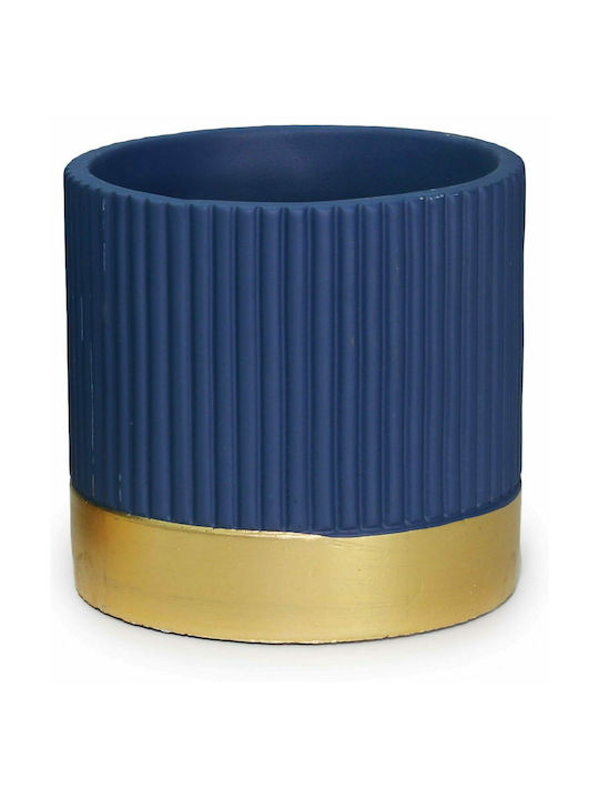 Viosarp Lux Gold Γλάστρα σε Μπλε Χρώμα 12x11.5cm