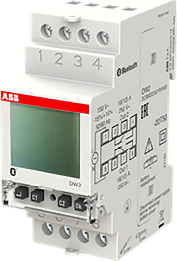 Abb Digital Time Delay Relay Weekly with Backup 5 Years