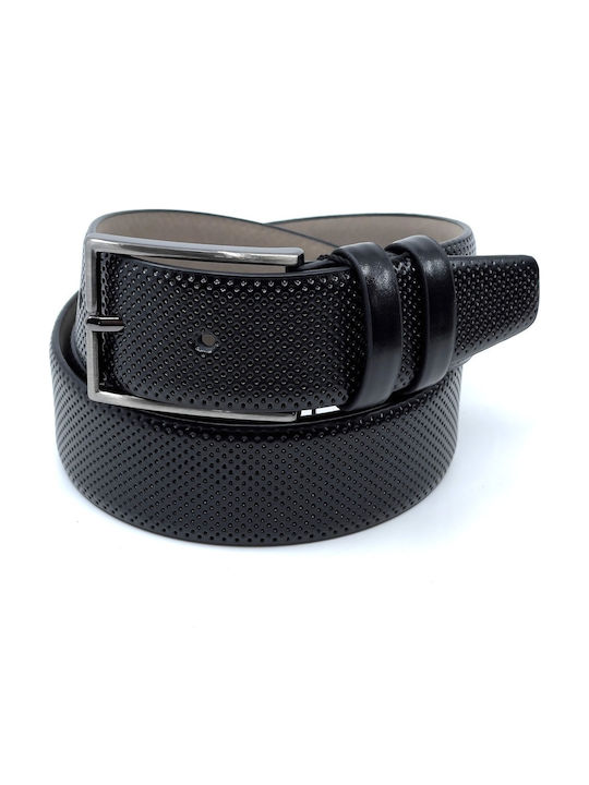 Men's Belt from Artificial Leather Black