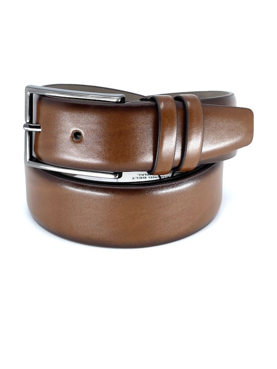 Legend Accessories Men's Artificial Leather Belt Tabac Brown