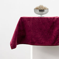 Spitishop Τραπεζομάντηλο Elite Velour Bordo 140x180εκ.
