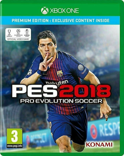 Pro Evolution Soccer 2018 Premium Edition XBOX ONE Game (Used)