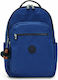 Kipling Seoul School Bag Backpack Elementary, Elementary Blue 27Liters