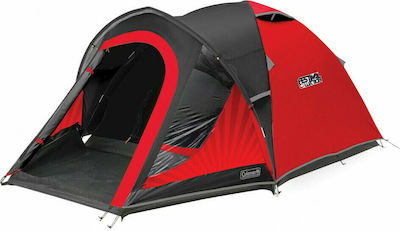 Coleman Blackout 3 Festival Winter Camping Tent Igloo Red for 3 People
