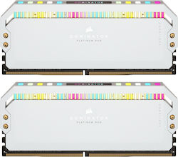 Corsair Dominator Platinum RGB 32GB DDR5 με 2 Modules 2x16GB Corsair Dominator Platinum RGB 32GB DDR5 με 2 Modules 2x16GB