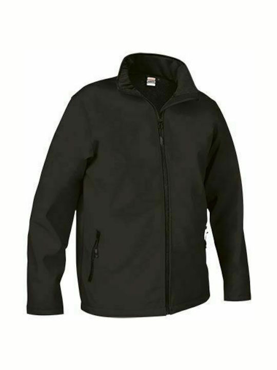 Valento Horizon Men's Softshell Work Cardigan Black