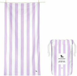 Dock & Bay Lilac Beach Towel 200x90cm