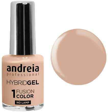 Andreia Professional Hybrid Gel Glossy Nail Polish Long Lasting Beige H11 10.5ml