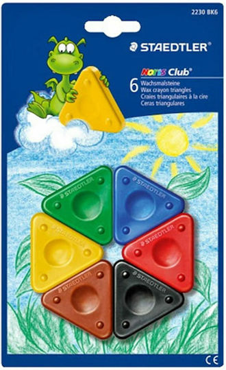 Staedtler Crayon Wax Noris Crayons Set 6 Colours