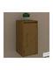 Dulap Suspendat pentru Sufragerie din Lemn Masiv Maro Miere 30x30x60 cm
