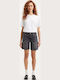 501 Women's Bermuda Shorts Jean Black Worn In - Black