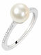 Morellato Perla Essenziale Ring with Pearls made of Silver