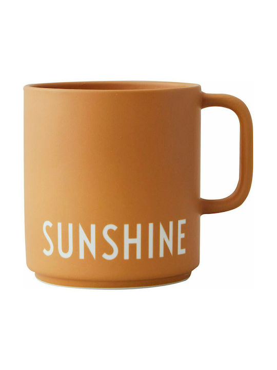 Design Letters My Sunshine Porcelain Cup Yellow