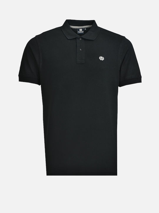 Ascot Ανδρική Μπλούζα Polo Κοντομάνικη Μαύρη
