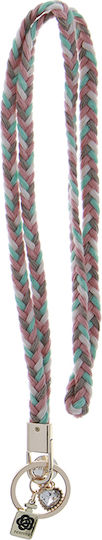 TelForceOne Fancy Weave Nackenriemen für Handys Rosa