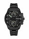 Kenneth Cole Modern Dress Ανδρικό Ρολόι 44mm Χρονογράφος Μπαταρίας με Μαύρο Μεταλλικό Μπρασελέ