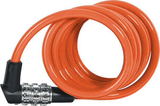 Abus 3506C/120 Bicycle Cable Lock with Combination Orange