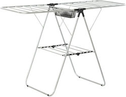 5 Five Simply Smart Accona Plus Stainless Steel Folding Floor Clothes Drying Rack with Hanging Length 13m