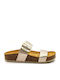 Leather Women's Anatomic Sandals Elefante Lame Nude