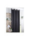 Κουρτίνα με Τρουκς S-F Copenhague Anthracite 140x260εκ.