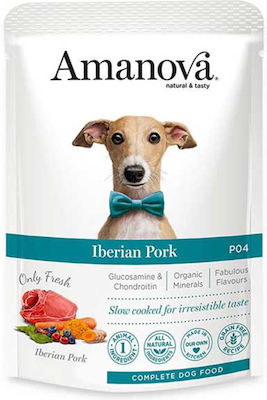 Amanova Grain Free Wet Dog Food Pouch with Pork 1 x 100gr