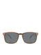 Daponte Women's Sunglasses with Brown Wooden Frame and Gray Polarized Lens DAP314W 4