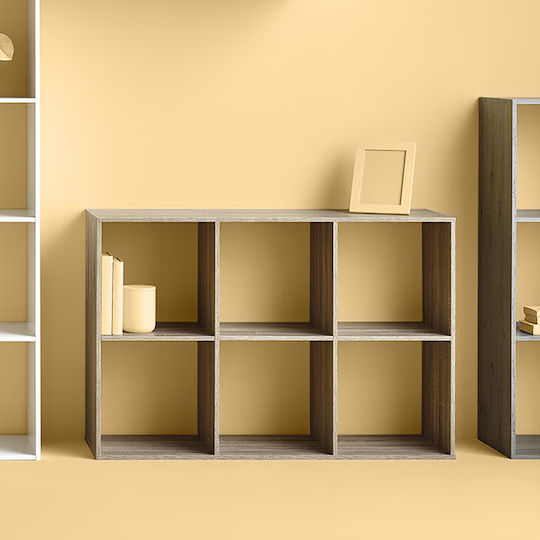 Brown Bookcase 67.5x32x100.5cm