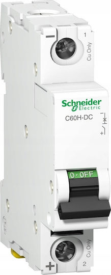 Schneider Electric Αυτόματη Ασφάλεια 1A Μονοπολική AC/DC A9N61501