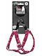 All For Paws Dog Harness Step-In Leopard Red 35-60cm AF7057